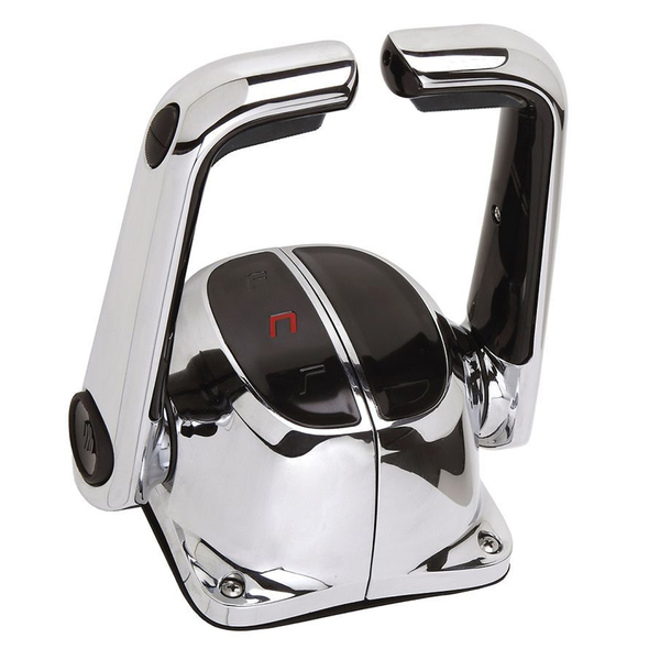 Uflex Usa Uflex Twin Lever Top Mount Control w/Neutral Lock-Trim Switch-Chrome B502CHT/L